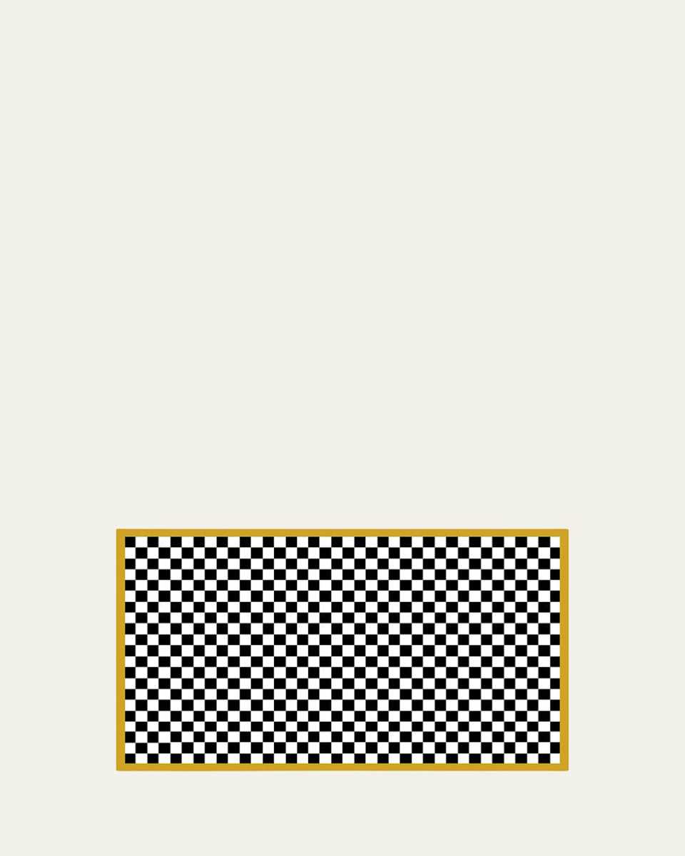 Check It Out Gold Rug, 3' x 5'